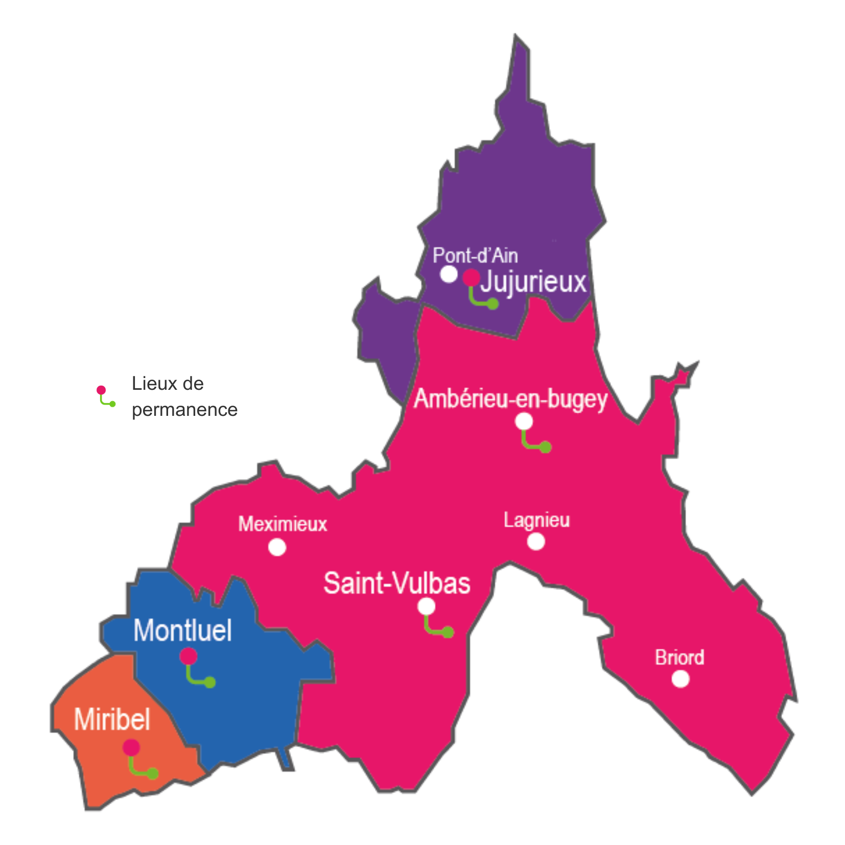 Carte territoires